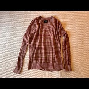 Heathered Red Sweater - Small - Abercrombie